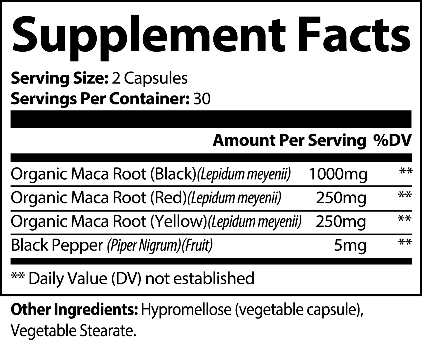 Maca Root Plus